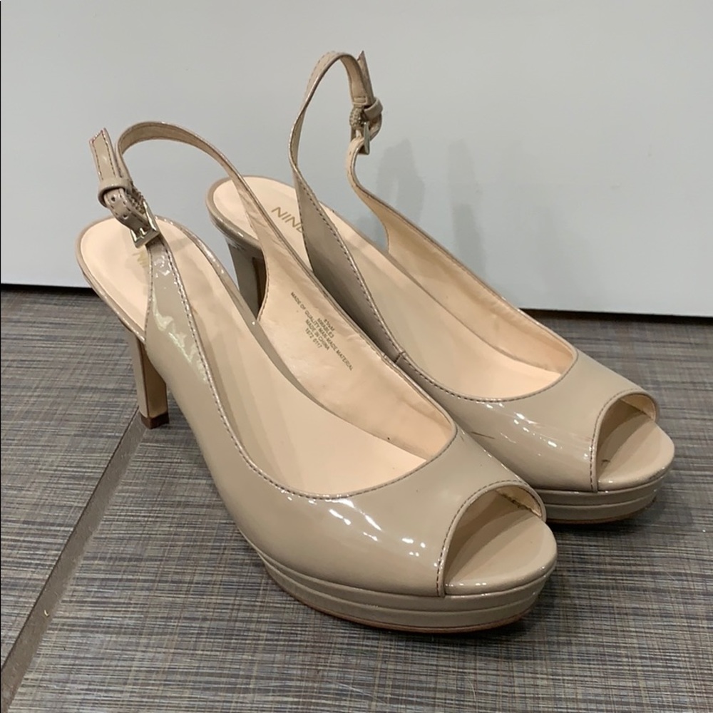 Nine West Cream High Heels